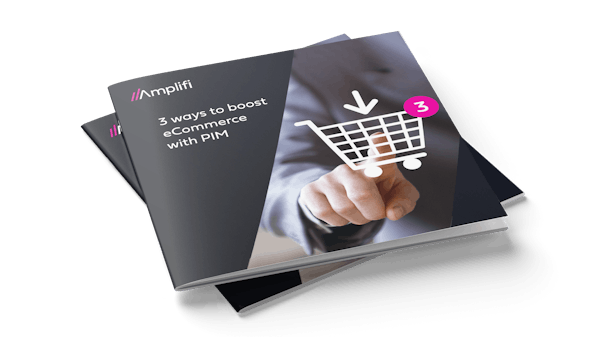 Amplifi PIM for e Commerce Guide Mockup 2023