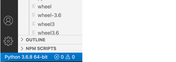 Selecting the Python interpreter